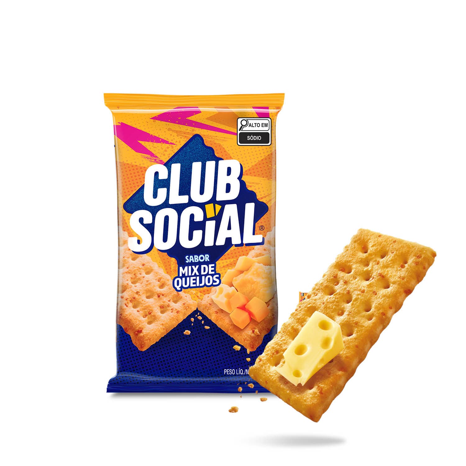 Club Social Mix de Queijos Multipack 141g