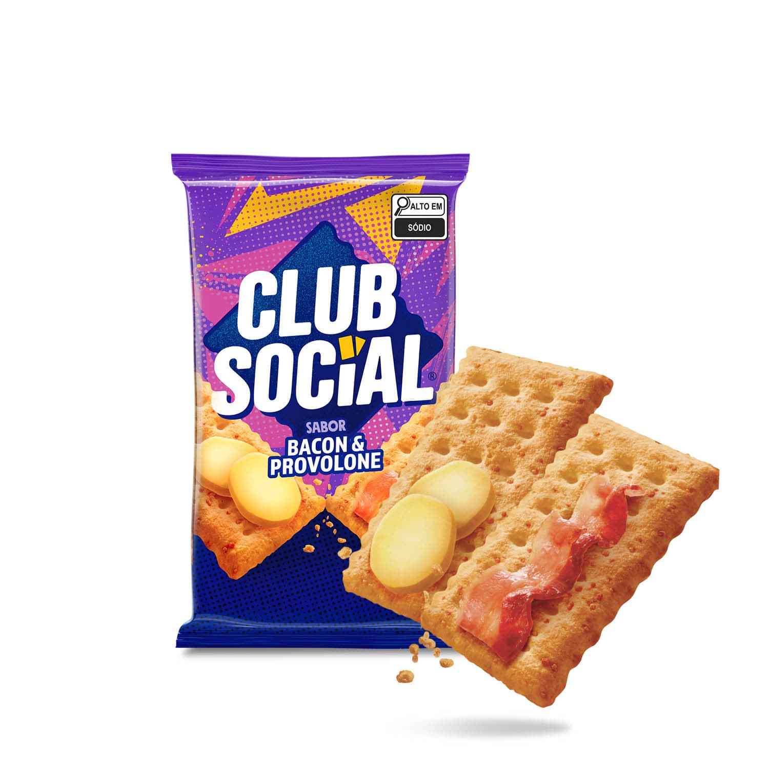 Club Social Bacon & Provolone 141g