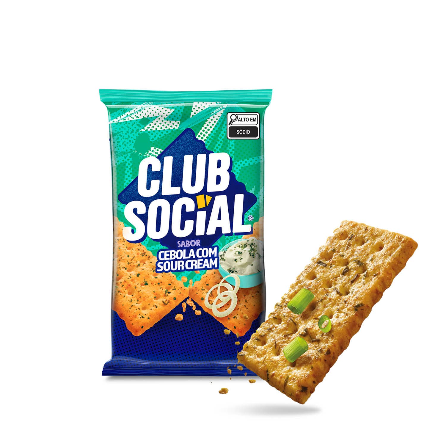 Club Social Cebola com Sour Cream 141g